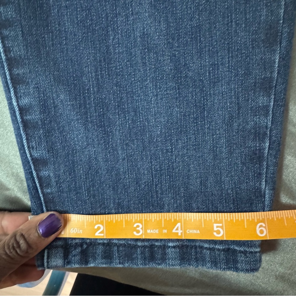 Soft surroundings ultimate denim pull on skinny jeans Jeggings size 14 large - Picture 10 of 10